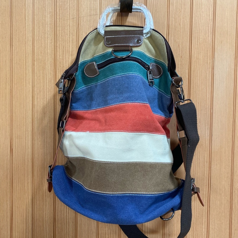 New K2 Multicolor Canvas Backpack - Picture 3 of 9
